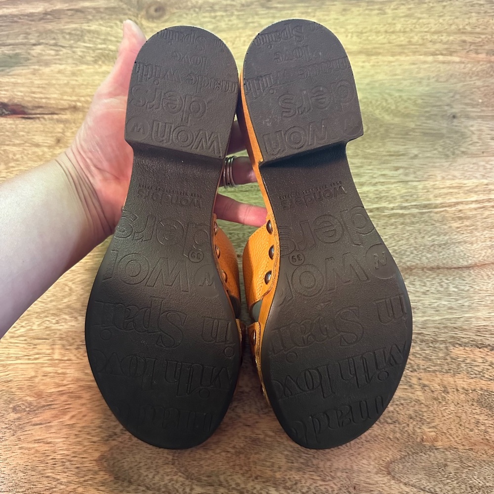 NEW Wonders Wild Mango Platform Slide size 39/9 - Picture 7 of 13
